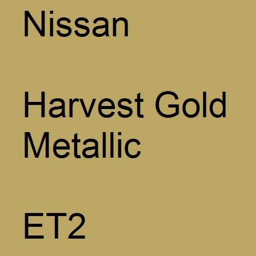 Nissan, Harvest Gold Metallic, ET2.